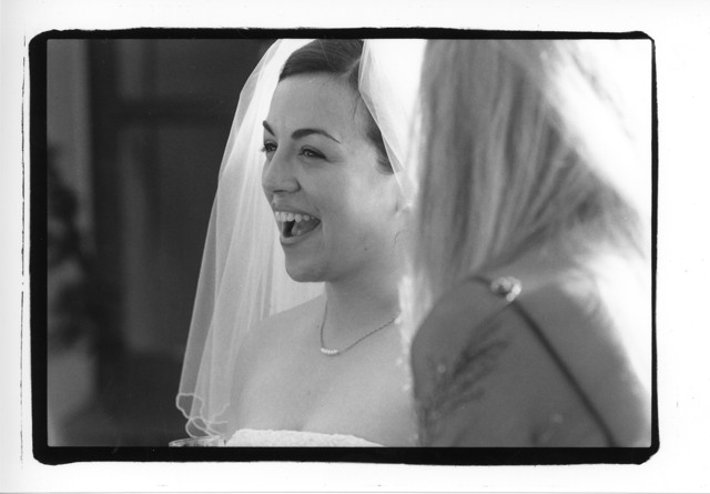 bride laughing